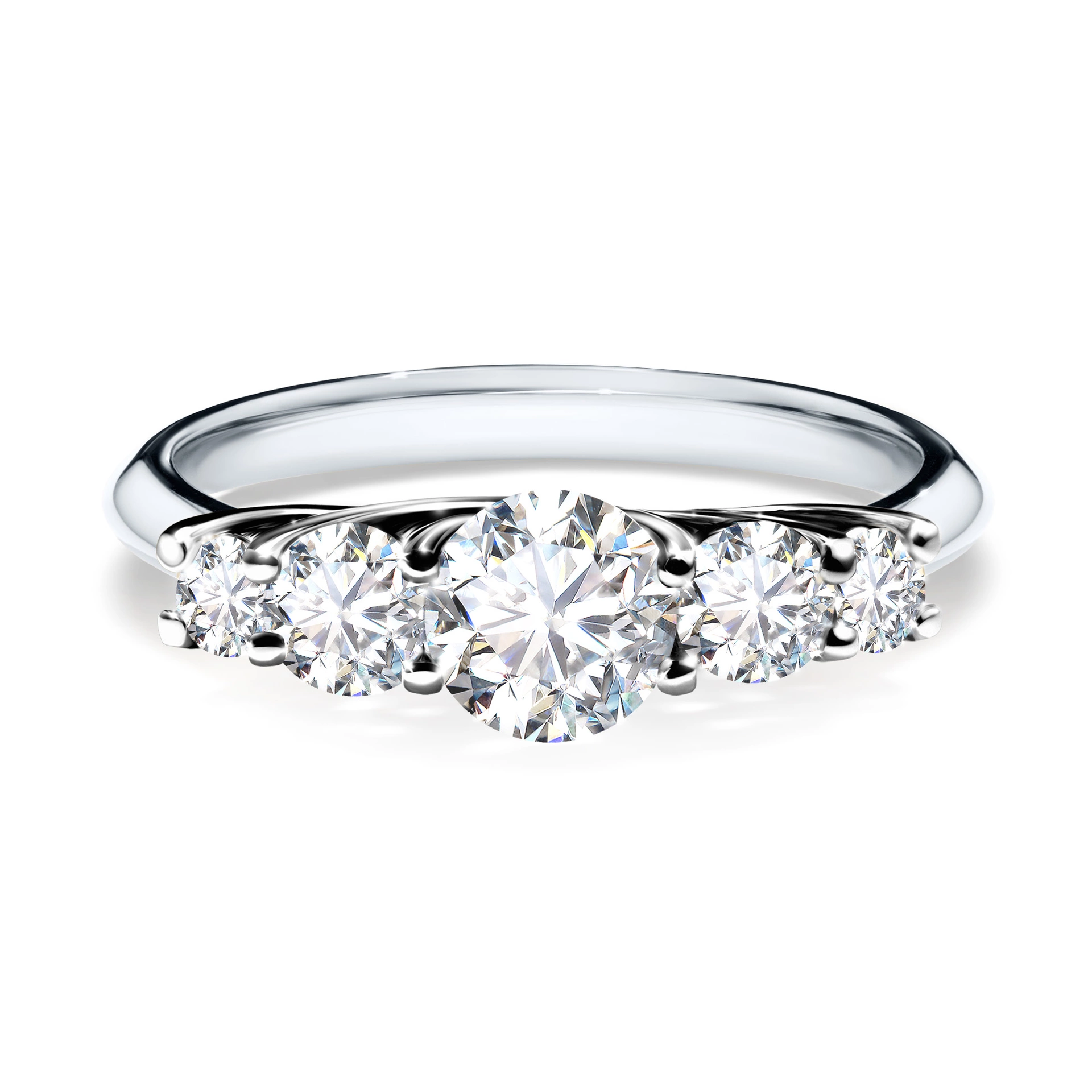 Pierścionek zaręczynowy My Darling 2-5 dni, Białe złoto, Diament , 0,96CT, Diament