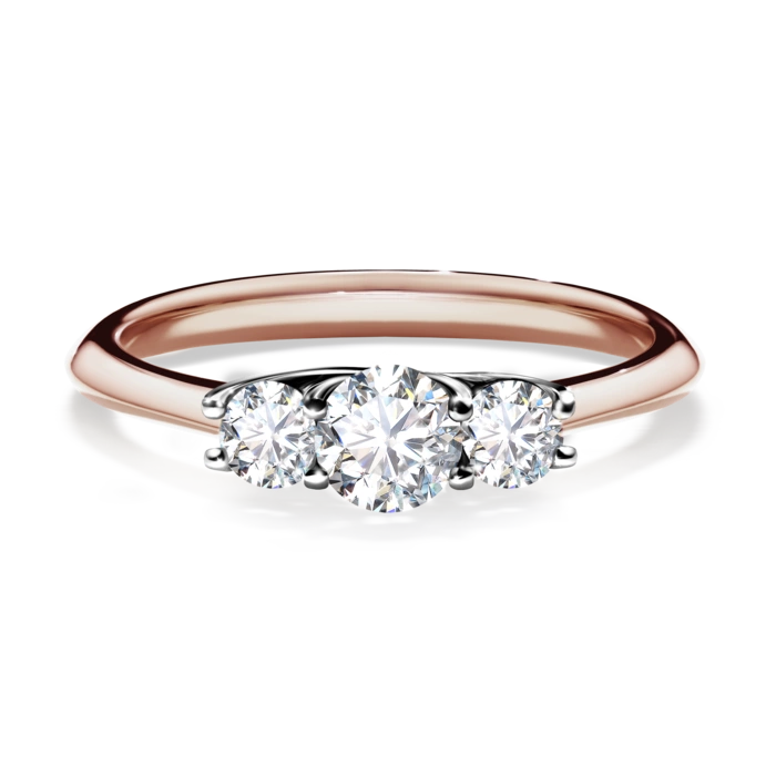 Pierścionek zaręczynowy My Honey 2-5 dni, Różowe złoto, Diament Laboratoryjny, 0,45CT, Diament laboratoryjny