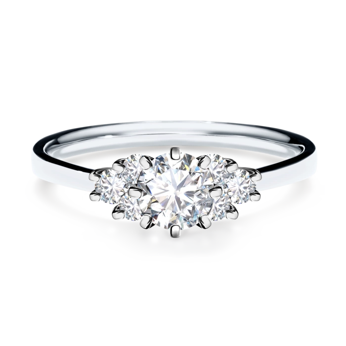 Pierścionek zaręczynowy My Lilly 48h, Białe złoto, Diament Laboratoryjny, 0,68CT, Diament laboratoryjny